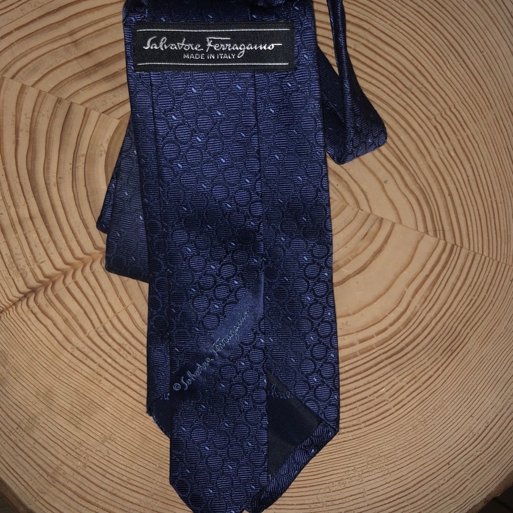 Salvatore Ferragamo tie.